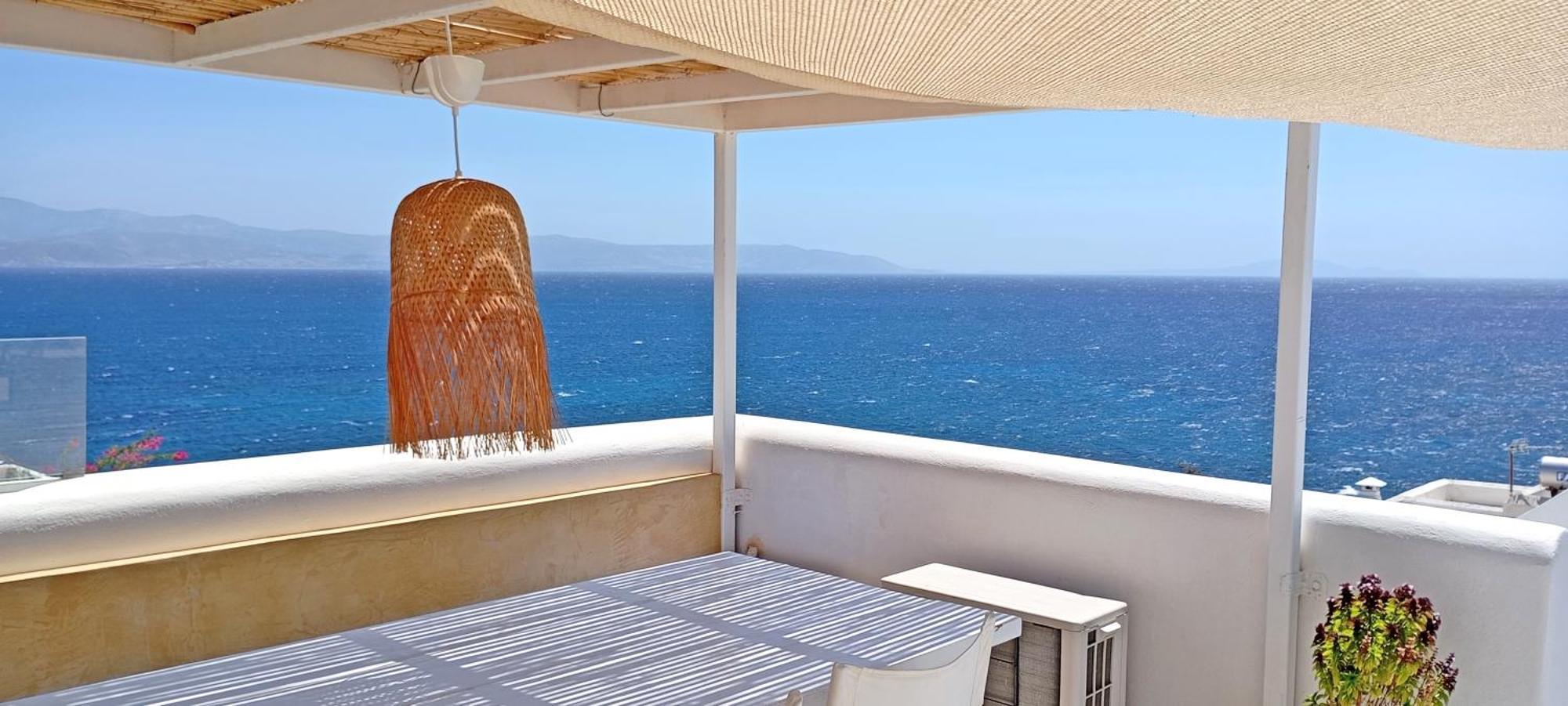 Villa Danae - Seaside Villa With Pool & Hot Tub Piso Livadi Exterior photo
